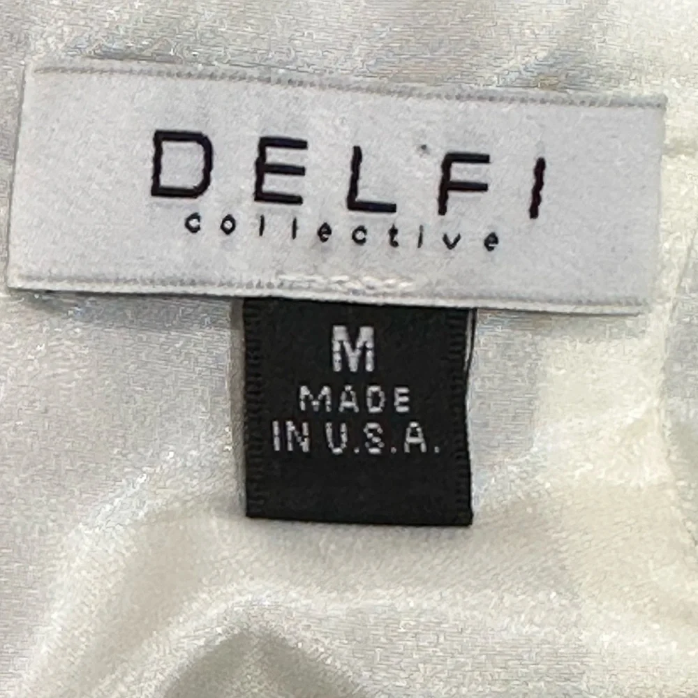 DELFI Purple Yellow Floral Puff Sleeve Sweetheart Mini Dress M Coquette Girl - Picture 3 of 11